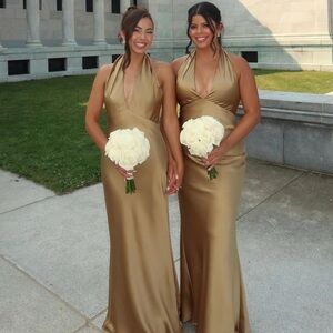 Smile Gold Amsale Dress